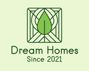 Nature Park - Decorative Green Leaf logo design