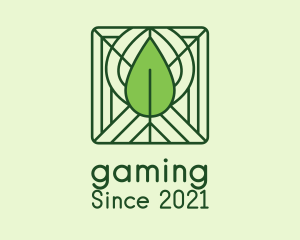 Teahouse - Decorative Green Leaf logo design