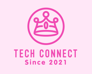 Accessories - Pink Monarch Crown logo design