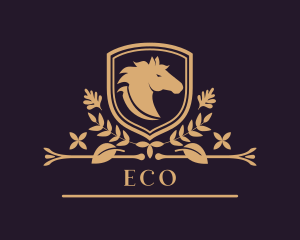 Luxury Horse Stallion Mane Logo