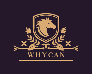 Luxury Horse Stallion Mane Logo