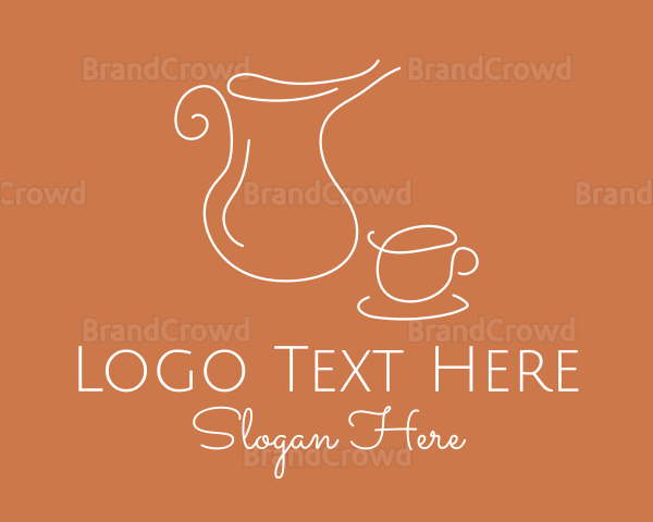 Tea Cup Pitcher Logo