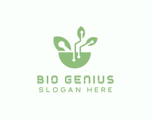 Biotechnology - Leaf Plant Biotechnology logo design