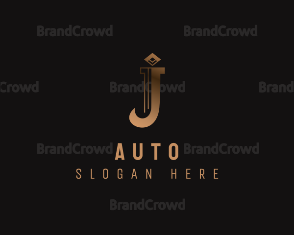 Gradient Boutique Letter J Logo