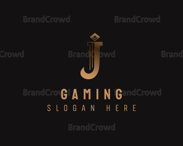 Gradient Boutique Letter J Logo