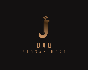 Gradient Boutique Letter J Logo