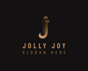 Gradient Boutique Letter J logo design