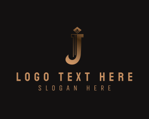 Letter J - Gradient Boutique Letter J logo design