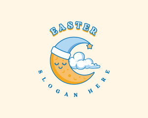 Dreamy Moon Cloud Logo