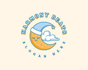 Dreamy Moon Cloud Logo