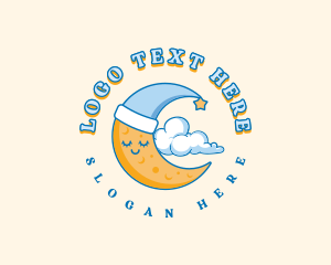 Dreamy Moon Cloud Logo