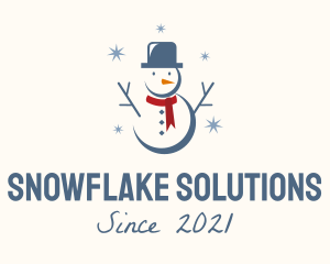 Winter - Winter Christmas Snowman logo design