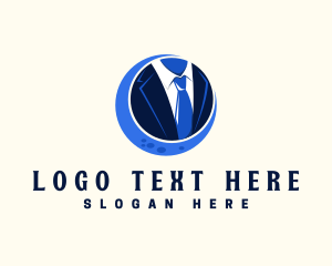 Suit - Formal Tuxedo Suit logo design