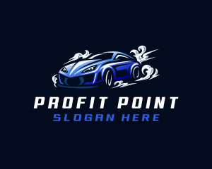 Sports Car Garage Logo