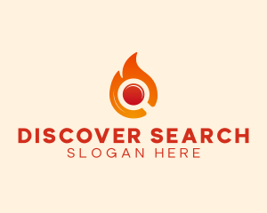 Fire Search Engine logo design