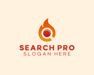 Fire Search Engine logo design