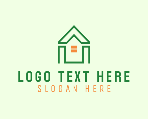 Rent - Builder House Architect logo design