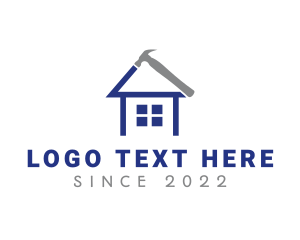 Real Estate - Hammer Home Builder logo design