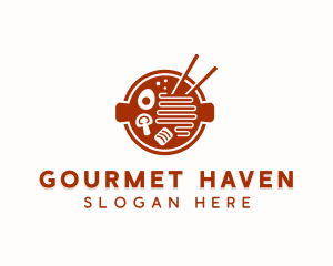 Restaurant Asian Ramen logo design