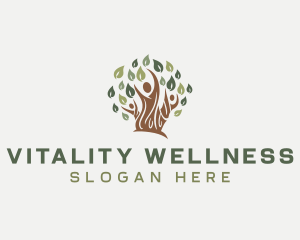 Family Wellness Tree logo design