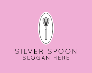 Utensil - Whisk Baking Mixer logo design