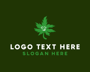 Medical Marijuana - Green Weed Leaf logo design