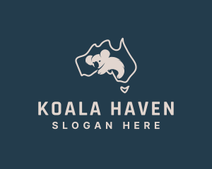 Australian Koala Animal  logo design
