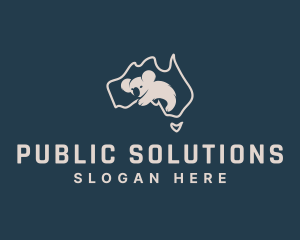 Government - Australian Koala Animal logo design