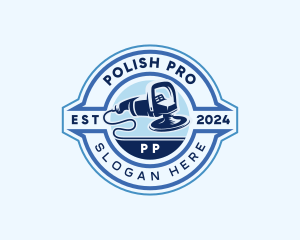Polish - Detailing Buffing Polisher logo design