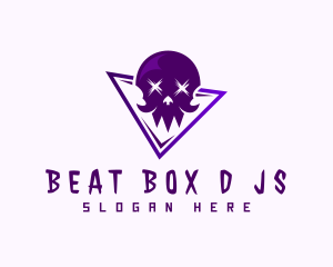 Dj - DJ Skull Nightclub logo design