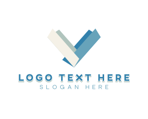 Consulting Agency Letter V Logo