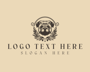 Pet Dog Grooming logo design