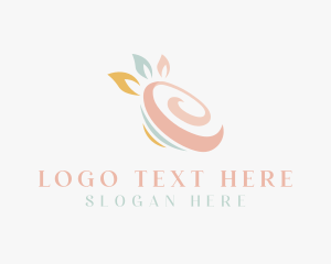 Vegetarian - Feminine Floral Cyclone logo design