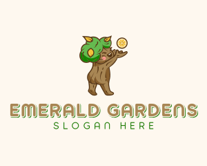 Tree Lemon Garden logo design