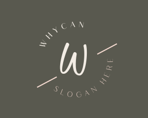 Elegant Feminine Brand Logo