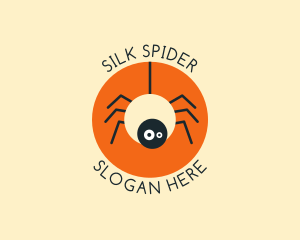 Cute Spider Cartoon logo design