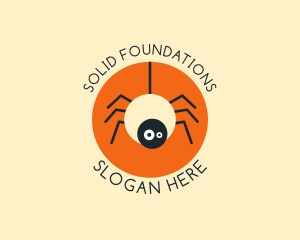 Arachnid - Cute Spider Cartoon logo design