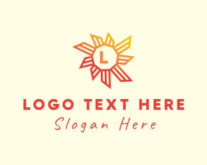 Light - Sun Solar Sunlight logo design