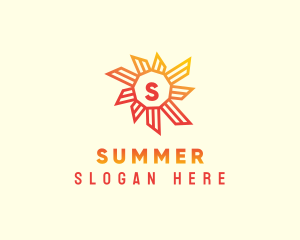 Sun Solar Panel logo design