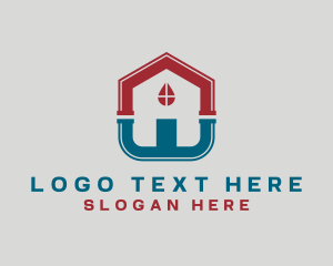 Housing - House Pipe Plumbing logo design