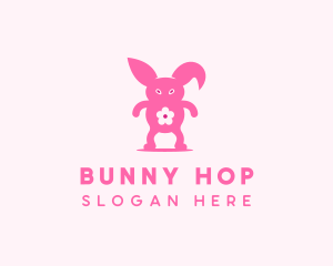 Bunny Rabbit Monster logo design