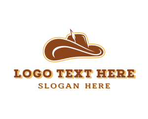 Western - Western Cowboy Hat logo design