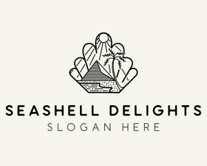 Seashell - Travel Getaway Seashell logo design