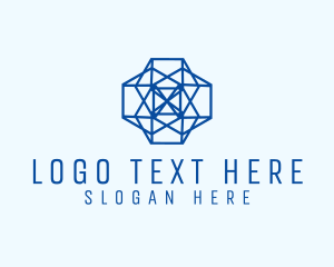 Professional - Abstract Geometric Cross logo design
