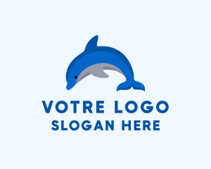 Aquarium - Dolphin Aquatic Water Park logo design