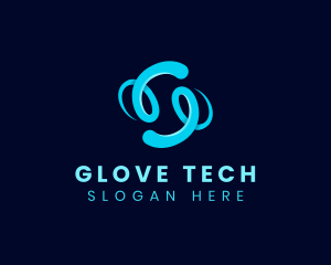 Cyber Swoosh Tech logo design