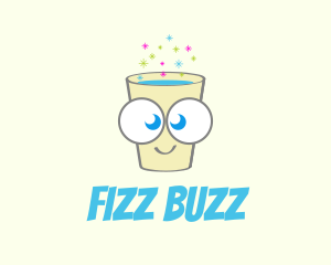 Happy Fizzy Drink logo design