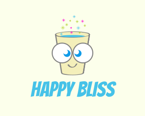 Happy Fizzy Drink logo design