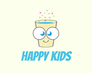 Happy Fizzy Drink logo design