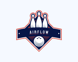 Bowling Sports Championship logo design